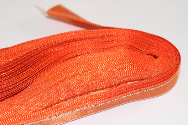 10 meters (10.90 yrds) Silvery Orange Satin Ribbon, Double Sided Ribbon, Silk Ribbon, Satin Ribbons, premium ribbons, sparkle ribbon, STNS