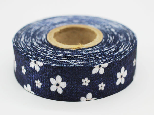 20 mm Blue ribbon, Grosgrain ribbons, printed ribbons, craft ribbon, hairbow supplies, Flower ribbons, Jean ribbons, ribbon for pants, BLRB