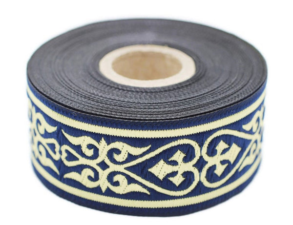 10 meter 35 mm Royal Celtic Jacquard ribbons (1.37 inch), Choose Your Color, Jacquard trim, ribbon trim, trimming, sewing trims 35068