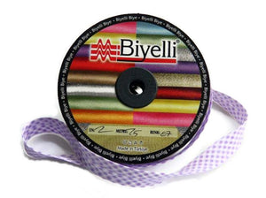 20 mm Purple Bias, Cotton bias tape,  bias binding, trim (0.78 inches), polka dot cotton bias, double-fold binding, Bias Tape
