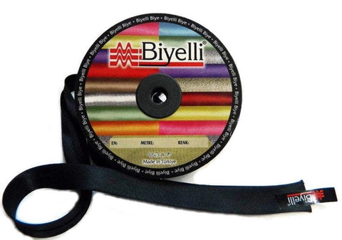 20 mm Satin bias tape, black bias binding, trim (0.78 inches), Bias Binding, Bia, Tape, Tapes, Sewing bias