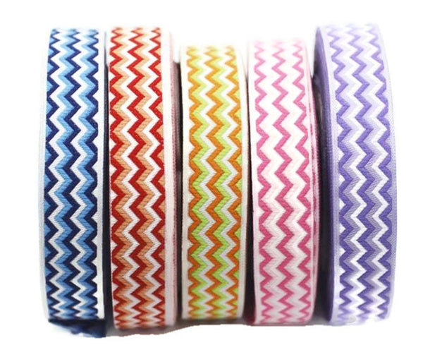 15 mm Colorfull Jacquard ribbon, 0.59 inch, striped ribbon, Sewing trim, Jacquard ribbons, ribbon trim, dog collars, costume ribbon, 15689