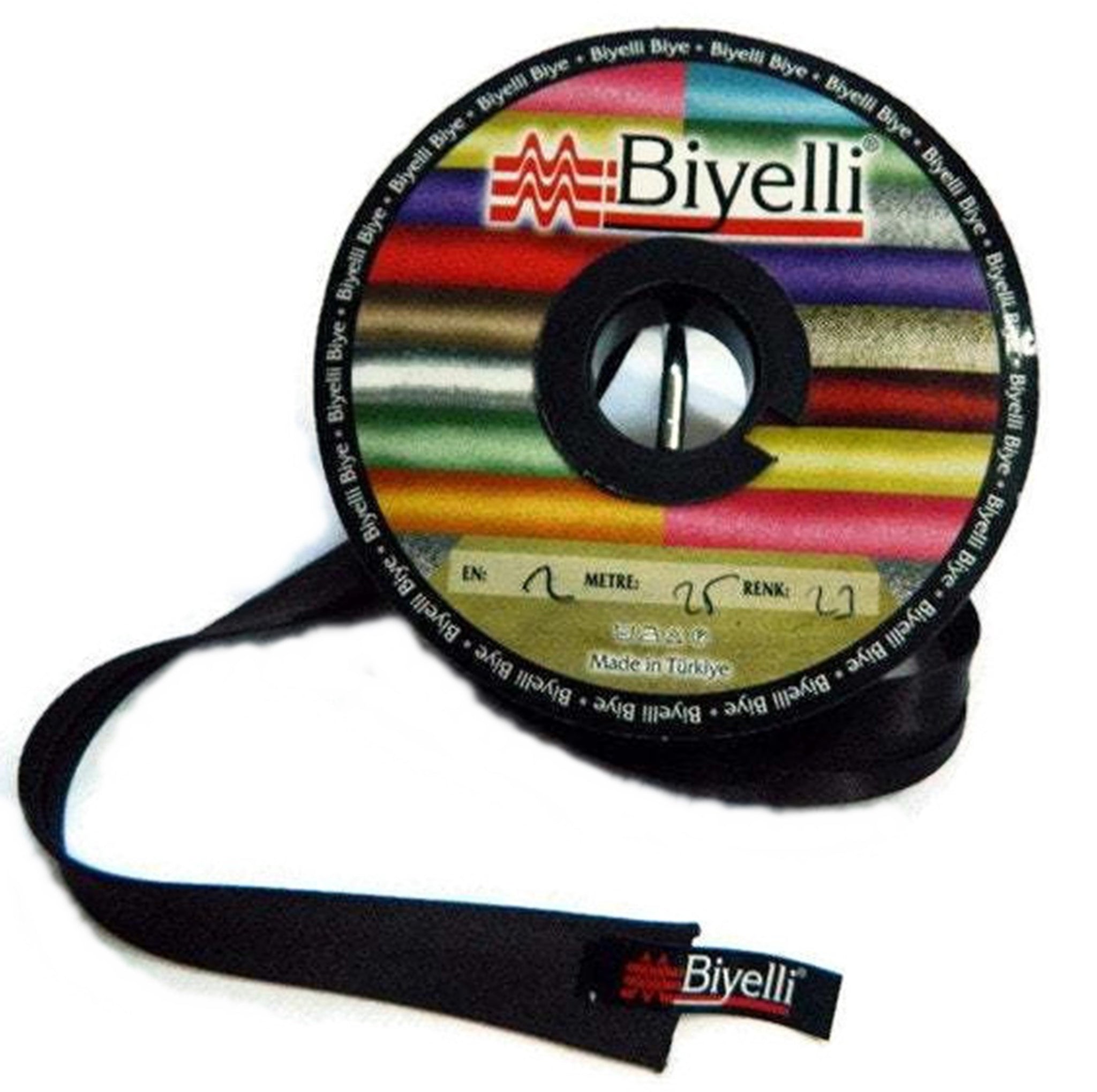 20 mm Black Bias, Satin bias tape,  bias binding, trim (0.78 inches), Bias Binding, Bia, Ribbon cover, Tape, Tapes - bias tape fold, SB23