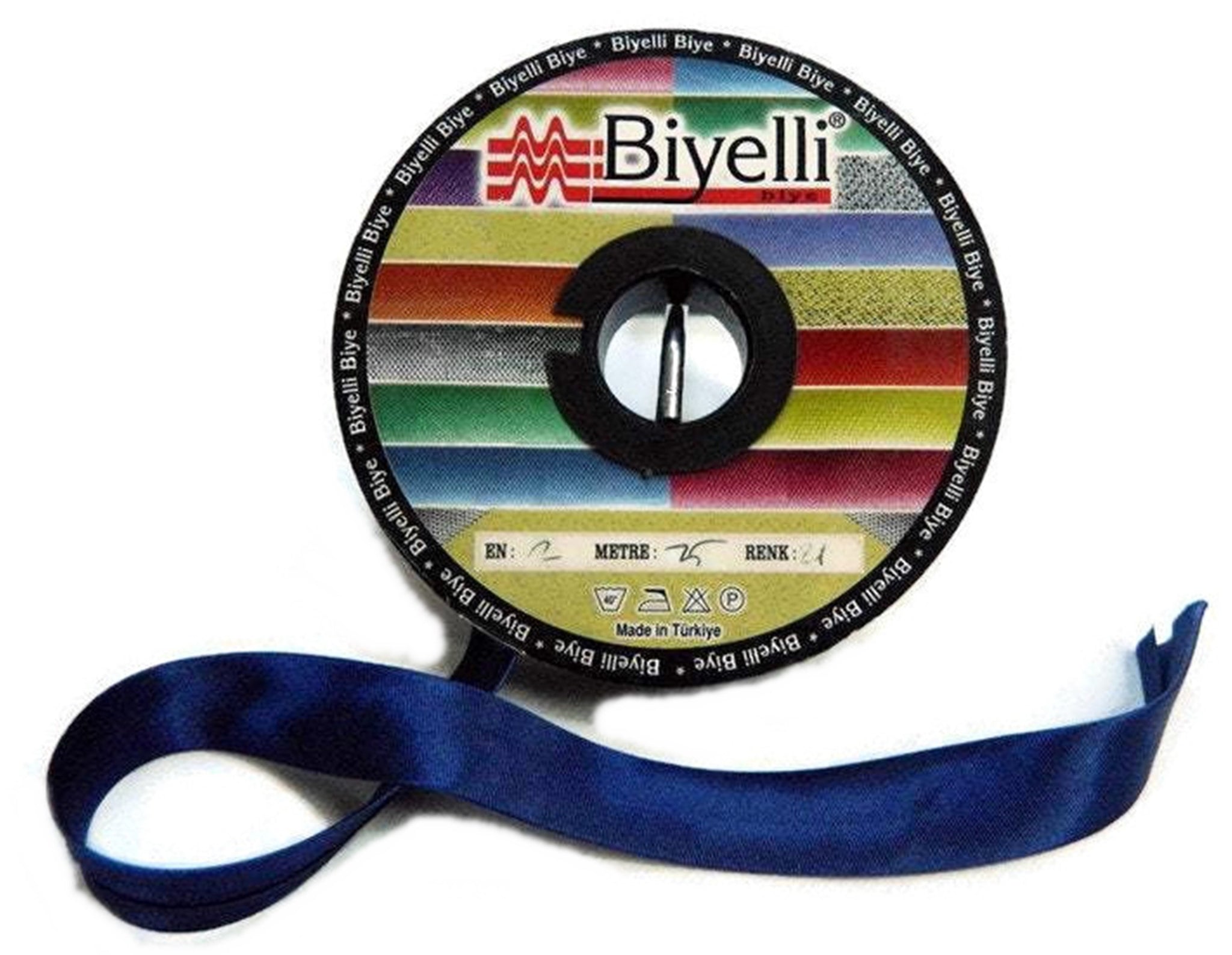 20 mm Dark Blue Bias, Satin bias tape,  bias binding, trim (0.78 inches), Bias Binding, Bia, Tape, Tapes, bias tape fold