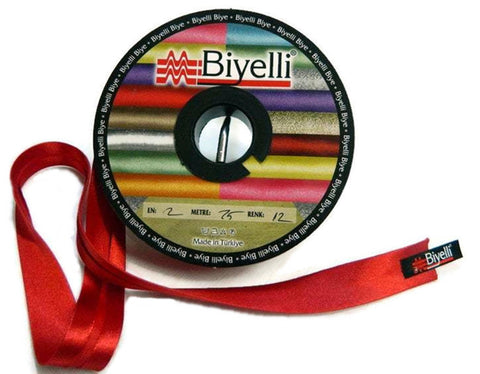 20 mm Satin bias tape, Red bias binding, trim (0.78 inches), Bias Binding, Bia, Tape, Tapes, bias tape fold, ribbon cover, SB12