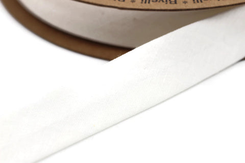 20 mm Cream Cotton Bias, Cotton bias tape,  bias binding, trim (0.78 inches),  cotton bias, fold binding, Bias Tape, Ribbon cover, CB02