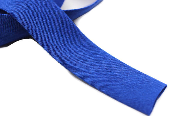 20 mm Blue Cotton Bias, Cotton bias tape,  bias binding, trim (0.78 inches),  cotton bias, double-fold binding, Bias Tape, CB27