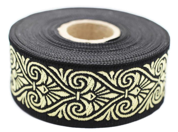 35 mm Heart Jacquard ribbons (1.37 inches), Heart embroidered ribbon, Jacquard trim, ribbon trim, trimming, sewing trims, 35071