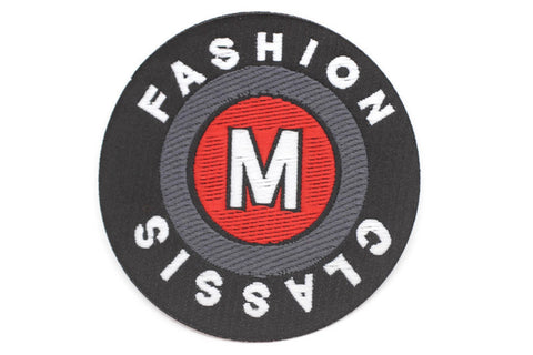 Fashion Classics Patch 2.3 Inch Iron On Patch Embroidery, Custom Patch, High Quality Sew On Badge for Denim, Sew On Patch, Applique