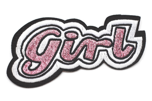 Girl Patch 3 Inch Iron On Patch Embroidery, Custom Patch, High Quality Sew On Badge for Denim, Sew On Patch, Applique