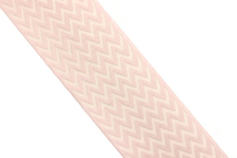100 mm Elegant Pink Chevron Border, Curtain trims, Sewing Trim, drapery trim, Chevron ribbon Gimp Drapery, Home Decor 182