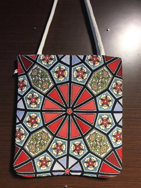 Crystal Vintage Style Ethnic Turkish Boho Shoulder Medium Tote Bag, Kilim Bag, Geometric Bag, Hippie Bag, Shoulder Bag, Purse Bag