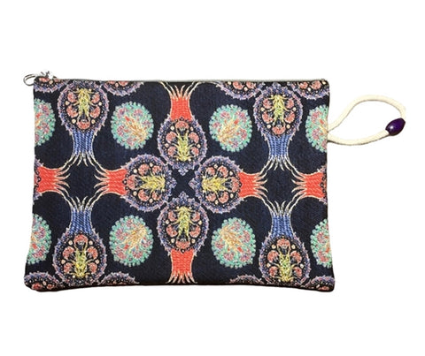 Sodalite Vintage Style Ethnic Turkish Boho Purse Bag | Clutch | Cosmetic bag | Hippie Bag | Bohemian Bag | Hand Bag | Clutch Purse