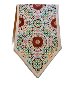 Confetti Flowers Ethnic Turkish Kilim Table Runner |Kilim Runner | Woven Table Runner| Boho Table Runner| Decorative Table Runner| Home Gift