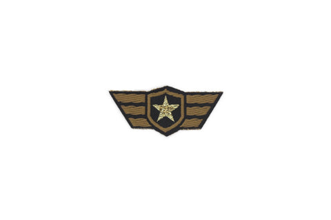 Star Wings 2.0 Patch 0.7 Inch Iron On Patch Embroidery, Custom Patch, High Quality Sew On Badge for Denim, Sew On Patch, Applique