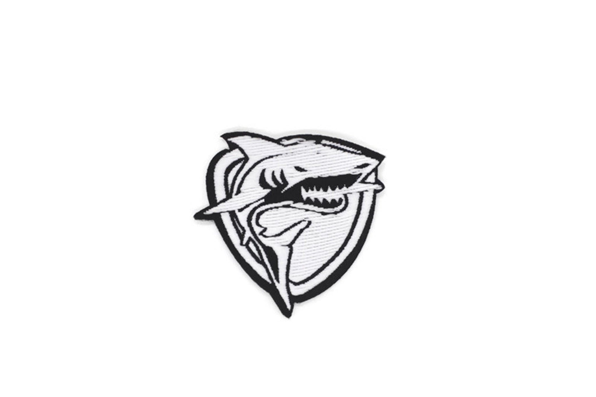Shark Patch 1.7 Inch Iron On Patch Embroidery, Custom Patch, High Quality Sew On Badge for Denim, Sew On Patch, Applique
