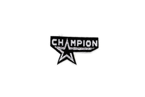 Champion Patch 1.5 Inch Iron On Patch Embroidery, Custom Patch, High Quality Sew On Badge for Denim, Sew On Patch, Applique