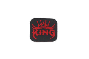 Red King Patch 1.6 Inch Iron On Patch Embroidery, Custom Patch, High Quality Sew On Badge for Denim, Sew On Patch, Applique