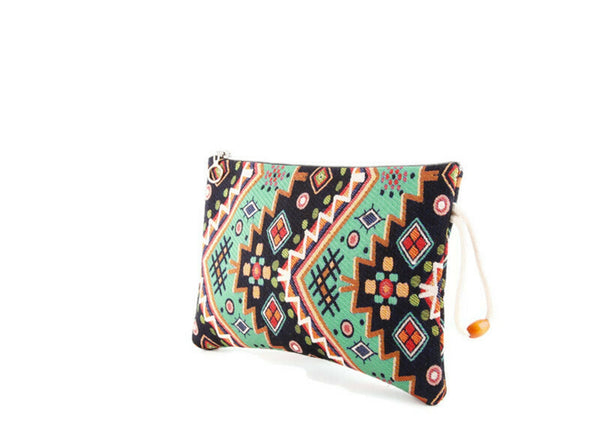 Decorative Style Ethnic Turkish Boho Purse Bag | Clutch | Cosmetic bag | Hippie Bag | Bohemian Bag | Hand Bag | Clutch Purse