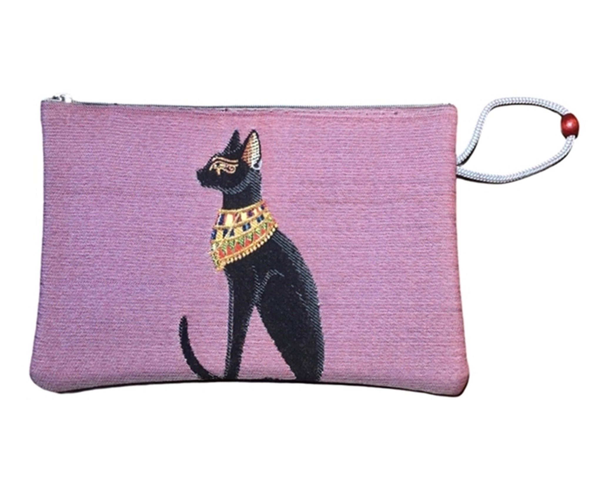 Pharaoh Cat Vintage Style Ethnic Turkish Boho Purse Bag | Clutch | Cosmetic bag | Hippie Bag | Bohemian Bag | Hand Bag | Clutch Purse |Kilim