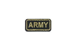 Army Written Patch 1.8 Inch Iron On Patch Embroidery, Custom Patch, High Quality Sew On Badge for Denim, Sew On Patch, Applique