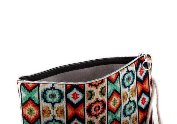 Ethnic Design Style Ethnic Turkish Boho Purse Bag | Clutch | Cosmetic bag | Hippie Bag | Bohemian Bag | Hand Bag | Clutch Purse