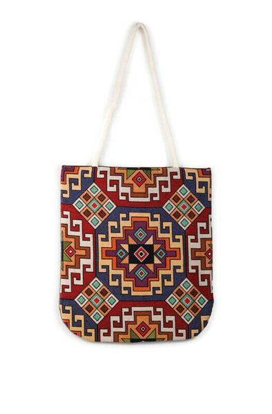 Ethnic Vintage Style Turkish Boho Shoulder Medium Tote Bag, Kilim Bag, Geometric Bag, Hippie Bag, Shoulder Bag, Purse Bag 003