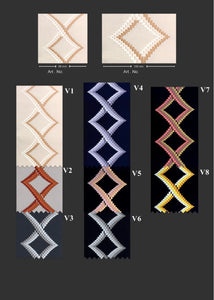 100 mm Embroidered Ribbons (3.93 inch), Curtain trims, Jacquard Trims, Sewing Trim, drapery trim, ribbon trim, trim for drapery, 201