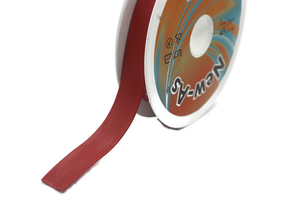 20 mm Red Leather Sewing Tape, Leather Bias tape,  Sewing binding, trim (0.78 inches), Leather Sewing Trim, Sewing bias
