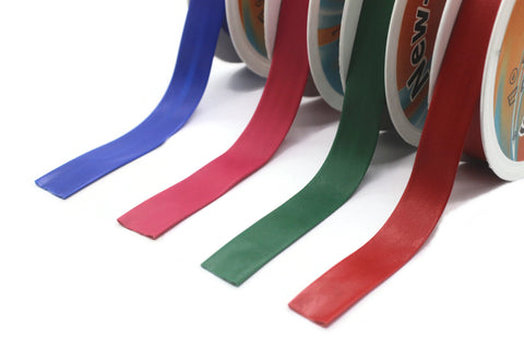 20 mm colorfull Leather Sewing Tape, Leather Bias tape,  Sewing binding, trim (0.78 inches), Leather Sewing Trim, Sewing bias