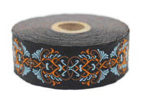 35 mm Celtic Knot  jacquard Ribbons (1.37 inches)  ribbon trim,  jacquard trim, craft supplies, collar supply, trim, 35976