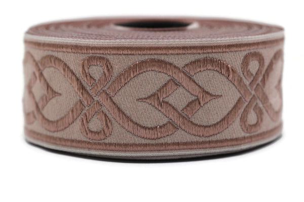 35 mm Celtic Shadow 1.37 (inch) | Celtic Ribbon | Embroidered Woven Ribbon | Jacquard Ribbon | 35mm Wide | Jacquard trim, 35972