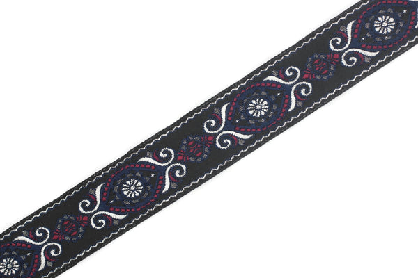 25 mm Eye of Asian Jacquard trims (0.98 inches), jacquard ribbons, Decorative Craft Ribbon, Sewing trim, woven trim, Vintage ribbon, 25950