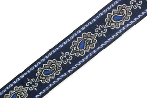 35 mm  Medieval ribbon (1.37 inches), renaissance trim, otantic ribbon,  jacquard ribbons, fabric ribbon, vintage trim, 35907