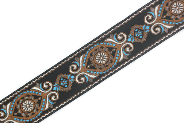 35 mm Eye of Asian Jacquard trims (1.37 inches), jacquard ribbons, Decorative Craft Ribbon, Sewing trim, woven trim, Vintage ribbon, 35950
