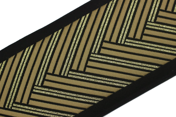 100 mm Embroidered Ribbons (3.93 inch), Jacquard Trims, Sewing Trim, drapery trim, Curtain trims, Jacquard Ribbons, trim for drapery, 180 V7