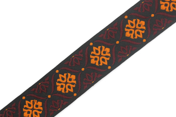 35 mm  Mediterranean Ribbon (1.37 inches), Jacquard ribbon,  jacquard trim, fabric wide trims, craft supplies, trim, 35973