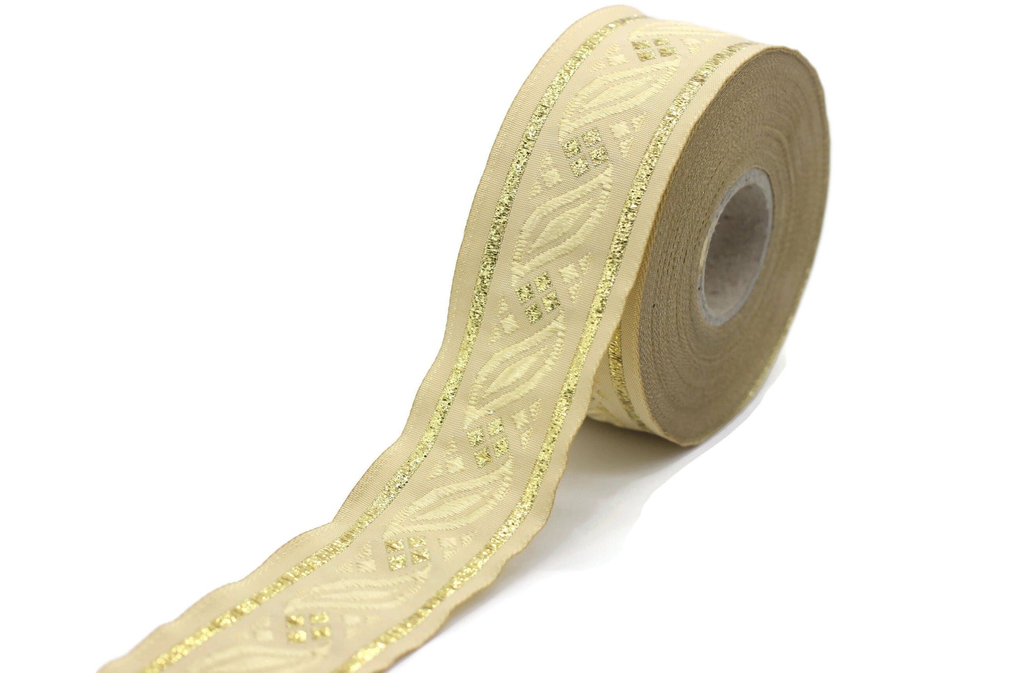 lH073☆TRiNiDAD トリニダード　RIBBON リボン ダーツケース　ブラック　ピンク　アイボリー　カーキ色　計4点セット☆未使用品　難有 Floral Woven Trim - Scandinavian Folk Art - Jacquard Woven Fabric Ribbon -  Width 35 Mm - Etsy