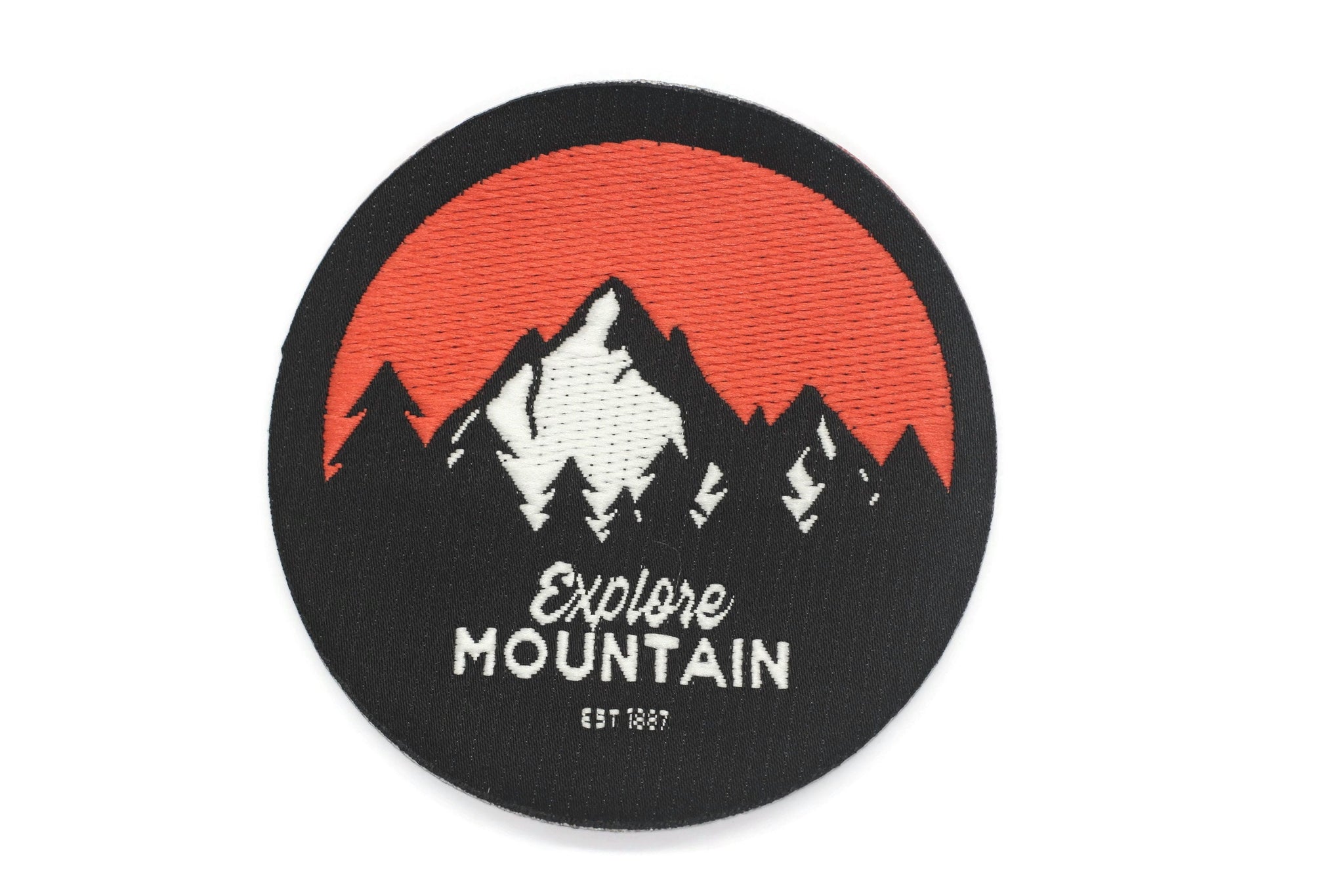 10 Pcs Mountain Patch 2.4 Inch Iron On Patch Embroidery, Custom Patch, High Quality Sew On Badge for Denim, Sew On Patch, Applique