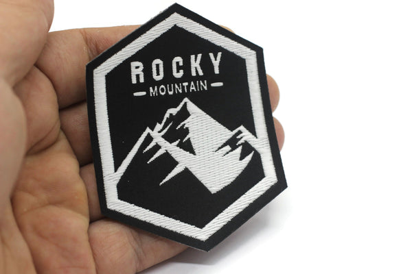 10 Pcs Rocky Mountain Patch 2.2x2.9 Inch Iron On Patch Embroidery, Custom Patch, High Quality Sew On Badge for Denim, Sew On Patch, Applique