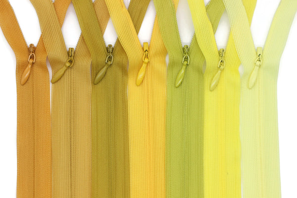 Skirt Zippers, 50 cm (20 inches) Zipper, Dress Zipper, Concealed Zippers, Hide Zipper, Secret Zipper,Invisible Zippers, Colorfull Zippers