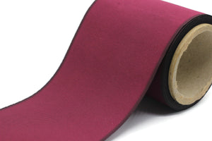 100mm Boysenberry Plain Embroidered Ribbons(3.93 inc),Jacquard Trims, Sewing Trim, drapery trim, Jacquard Ribbons, trim for drapery, 202 V10