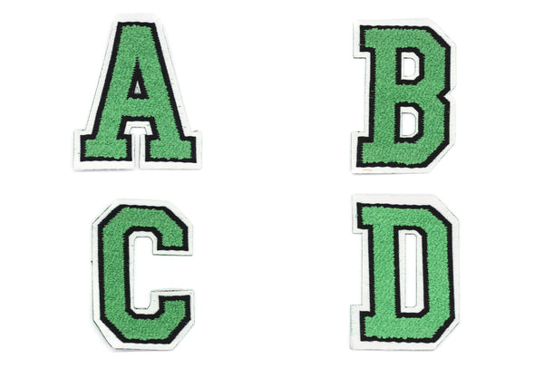 All Letters Patch (3.3x2.3 Inch) Iron On Patch Embroidery, Custom Patch, High Quality Sew On Badge for Denim, Sew On Patch, Applique