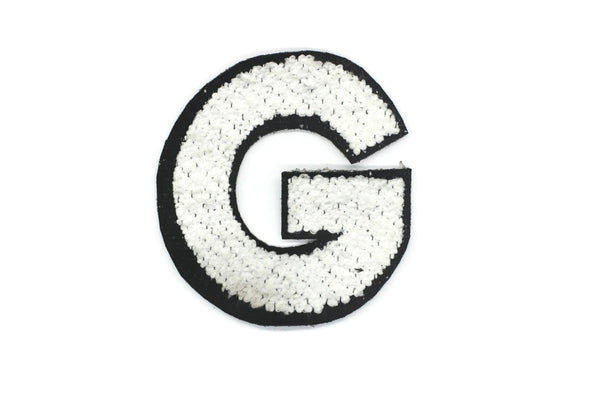 10 Pcs G Patch (2.5x2.3 Inch) Iron On Patch Embroidery, Custom Patch, High Quality Sew On Badge for Denim, Sew On Patch, Applique
