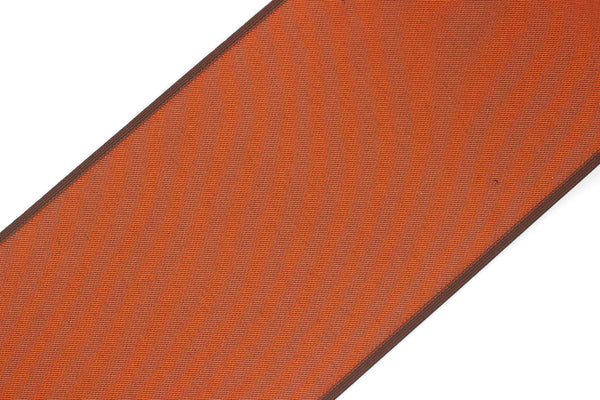 100mm Brick Red Plain Embroidered Ribbons(3.93 inch),Jacquard Trims, Sewing Trim, drapery trim, Jacquard Ribbons, trim for drapery, 202 V12