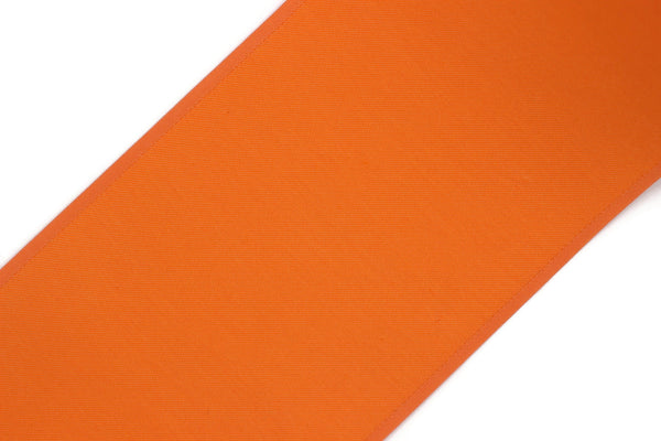 100mm Orange Plain Embroidered Ribbons(3.93 inch),Jacquard Trims, Sewing Trim, drapery trim, Jacquard Ribbons, trim for drapery, 202 V15