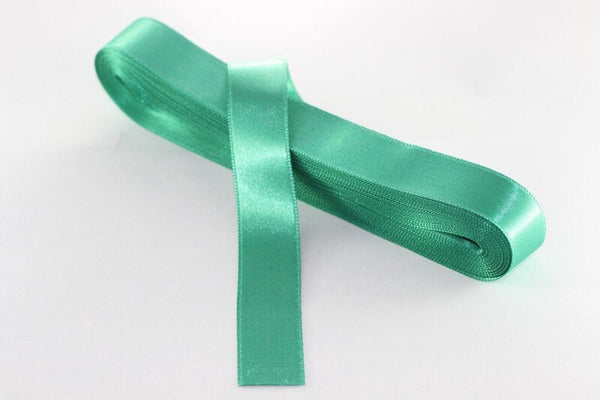 10 meters Green Satin Ribbon, Double Sided Ribbon, Silky Ribbon, Satin Ribbons, head ribbon, double faced Ribbon, gift ribbon, STNR