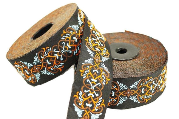 35 mm medieval motive Colorfull jacquard Ribbons (1.37 inches), Jacquard ribbon, jacquard trim, craft supplies, collar supply, trim, 35976