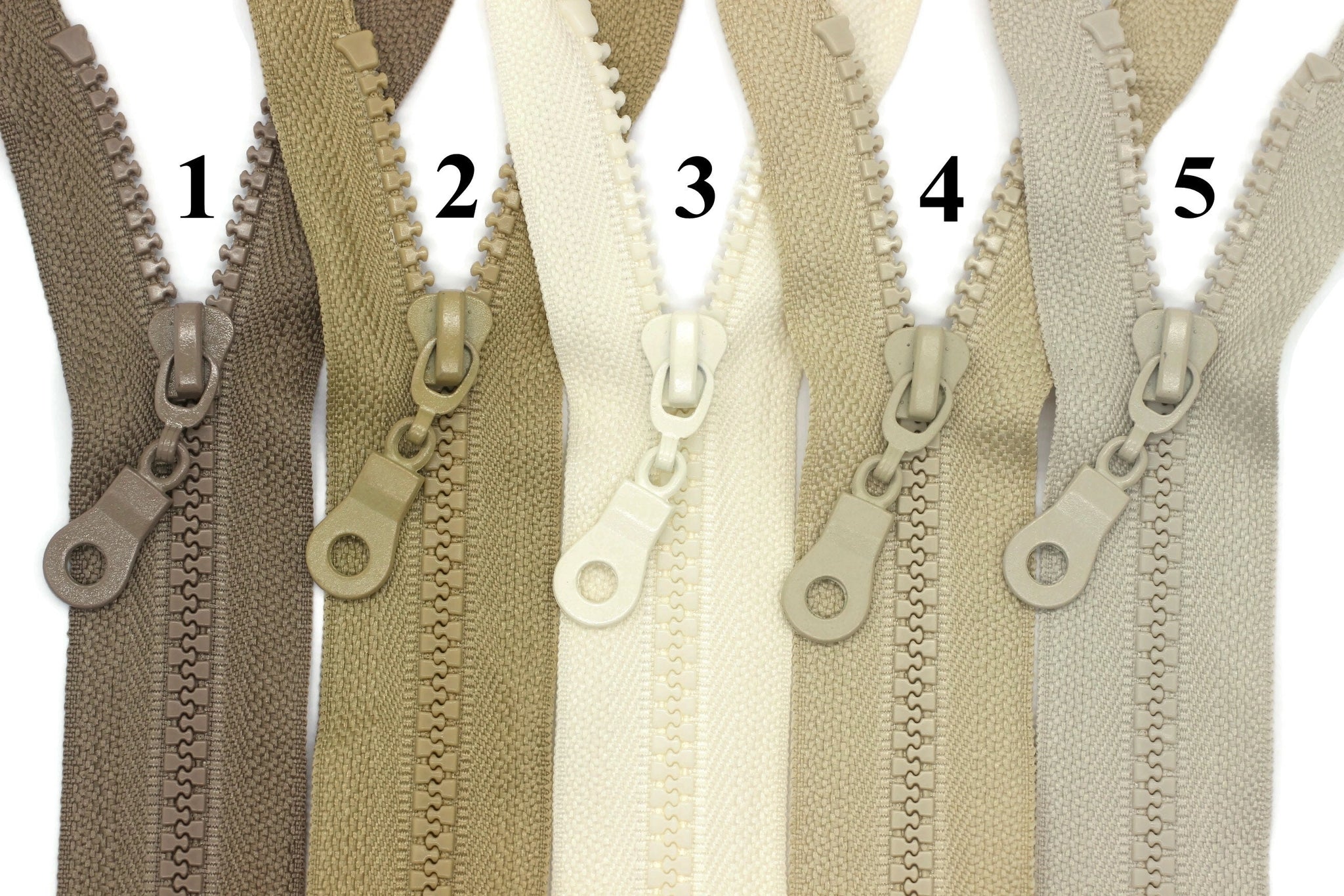 Hard Plastic Jacket Zippers Shaped Like Stock Photo 1390948511 |  Shutterstock