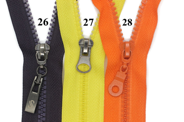 Separating Zipper, 30-100cm (12-40 inches)#5, Plastic Chunky Teeth Zipper, Open Ended Zip, Coat Zipper, Jacket Zipper, Vislon Zipper, PTZP